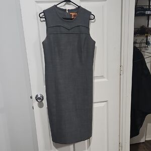 Tory Burch Wool Blend Sheath Dress | Sleeveless‎ Workwear | Size 8
